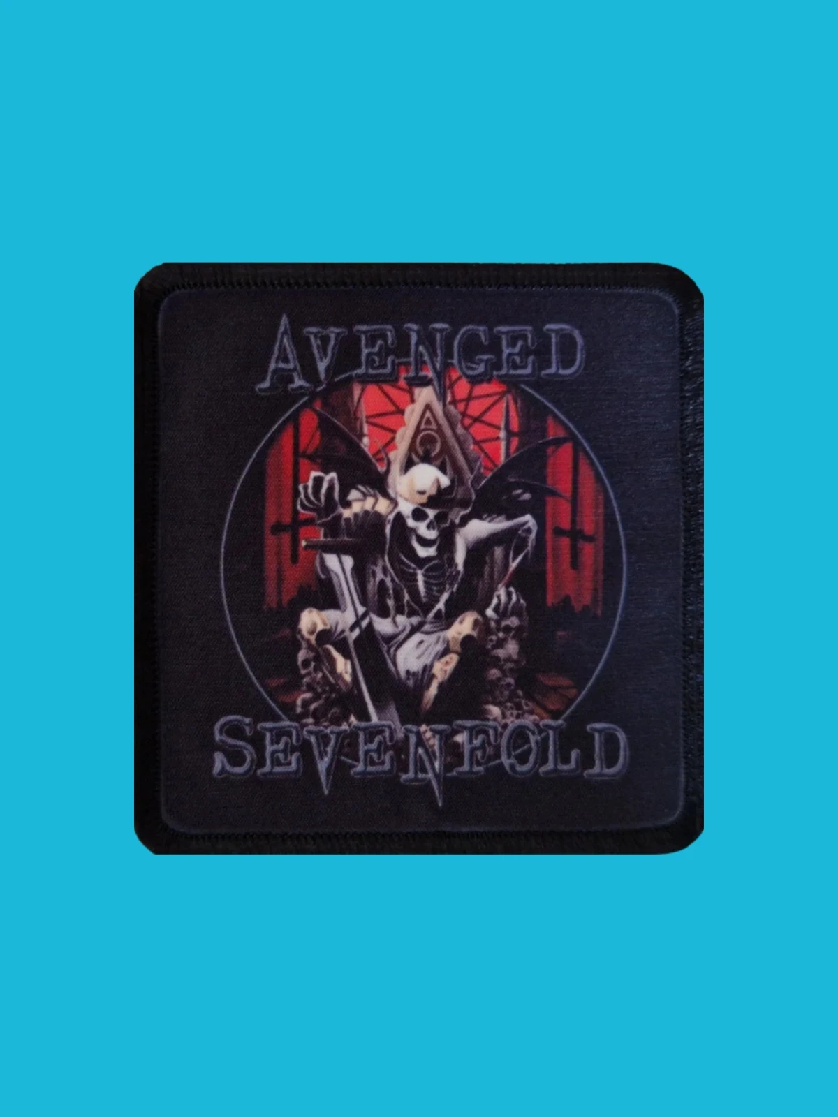 Patch Avenged Sevenfold - Fallen Reaper - Imprimé - Carré de 7,5 x 7,5 centimètres